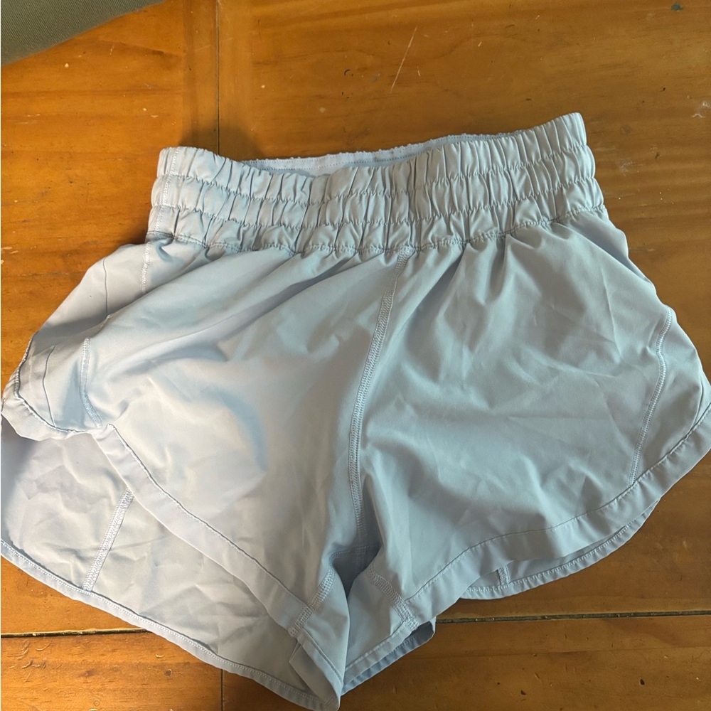Lululemon Athletica Periwinkle Blue Athletic Shorts-Track That